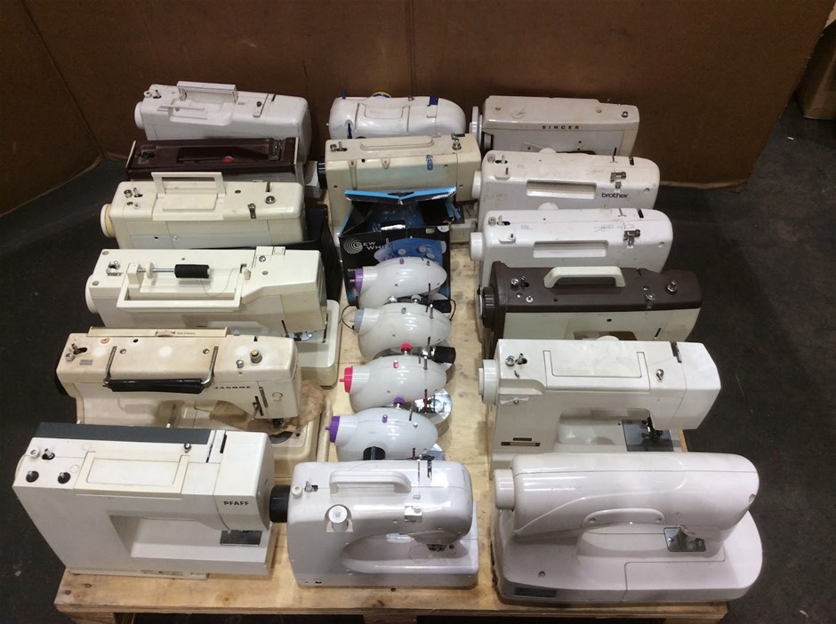 Mix Brand Mix Model Electric Sewing Machines (Lot of 20)