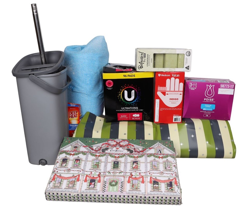 Assorted Household Products, inc. KOTEX & MEDICOM, And More. NB: Some are d