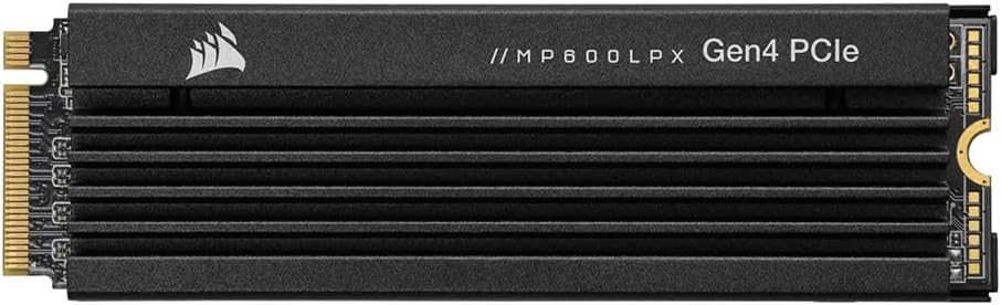 CORSAIR MP600 PRO LPX 1TB M.2 NVMe PCIe x4 Gen4 SSD - Optimised for PS5 (Up