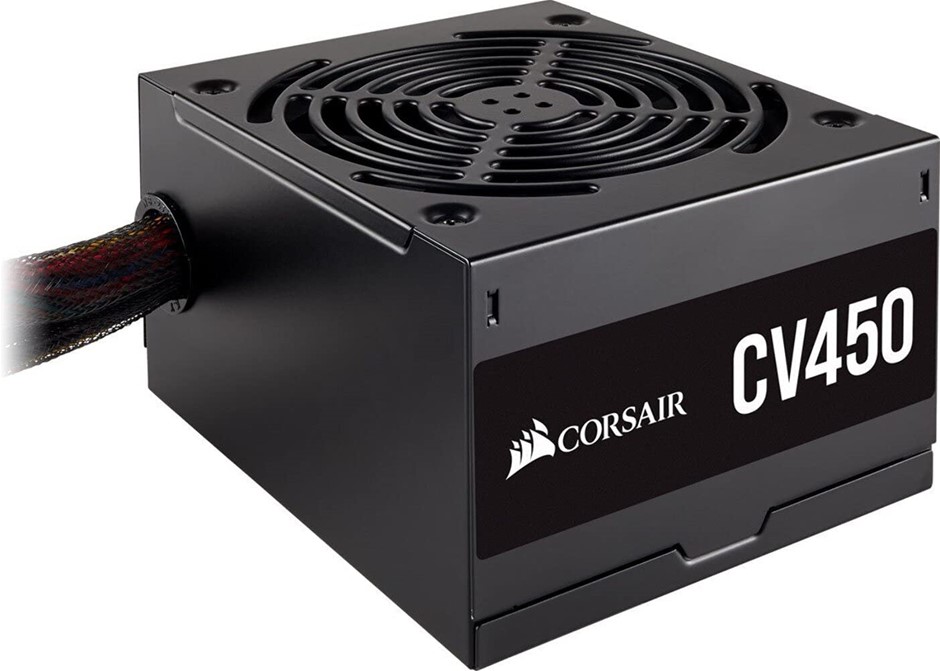 Corsair CV450, CV Series, 80 Plus Bronze Certified, 450 Watt Non-Modular Po