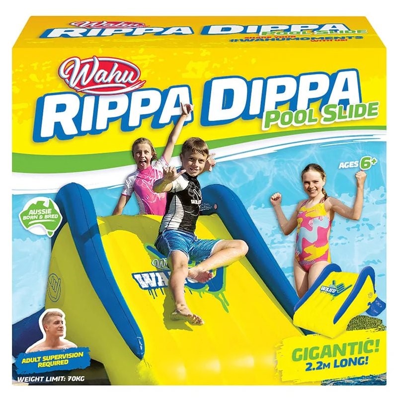 WAHU Rippa Dippa Pool Slide Durable Inflatable Design Outdoor (2.2m x 1.4m)