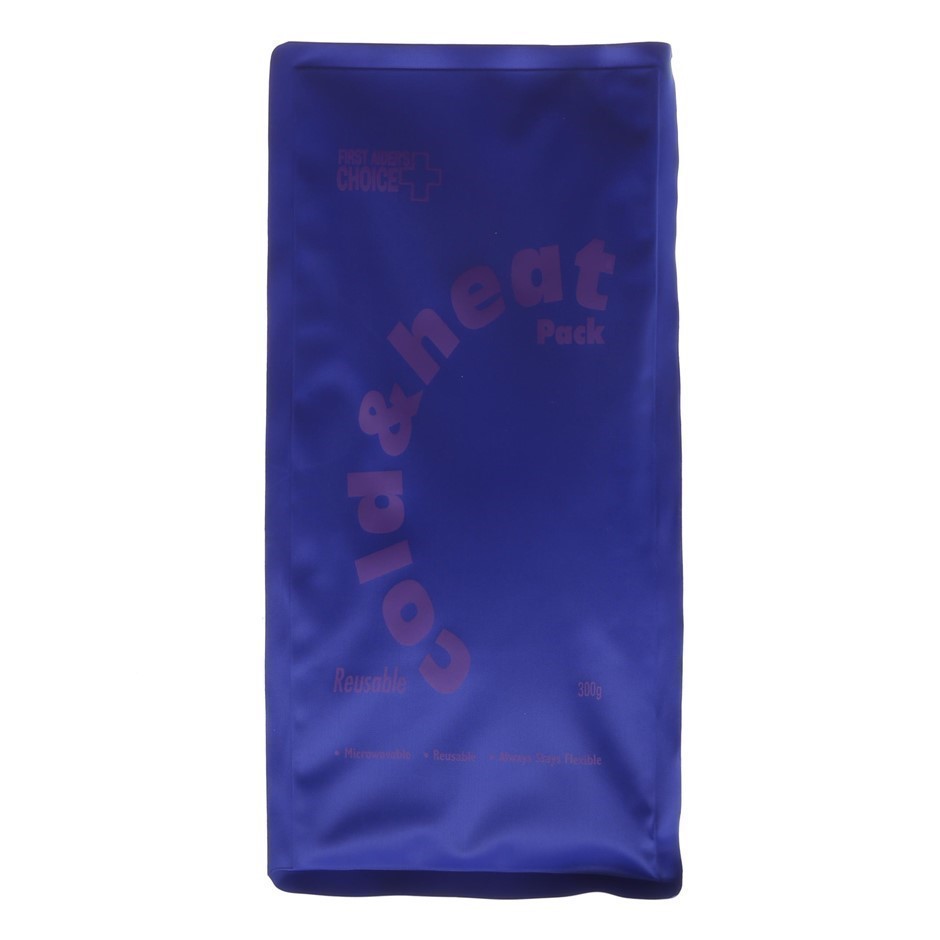 10 x FIRST AIDER'S CHOICE Reusable Cold/Heat Pack 300g (Small).