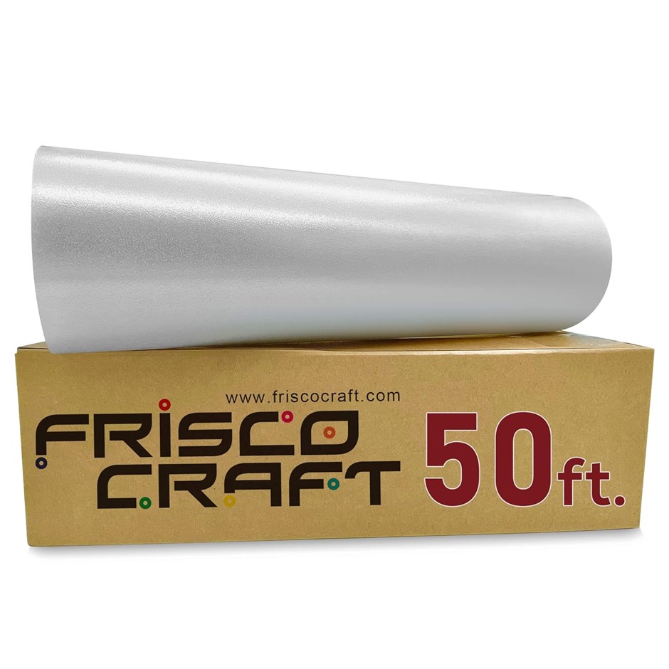 Frisco Craft C-370 Transfer Tape for Vinyl 12" x 50 Feet Clear Lay Flat | A