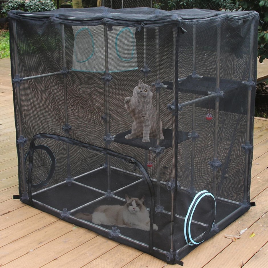INTURN Catio Outdoor Cat Enclosure, Mega Kit for Outdoor and Indoor(Mega Ki