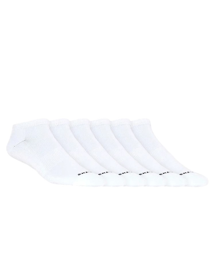 10 Pairs x SKECHERS Women's No Show Socks, Size 9-11 / Shoe Size 6-9.5, 74%