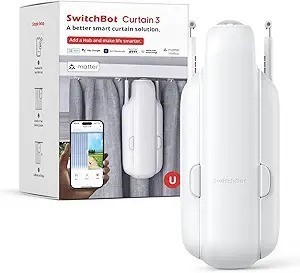 SWITCHBOT Automatic Curtain Opener - Bluetooth Remote Control Smart Curtain
