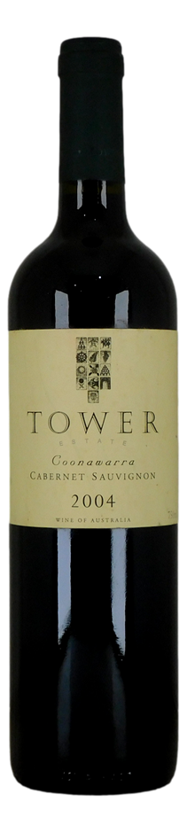 Tower Estate Coonawarra Cabernet Sauvignon 2004 (1x 750mL), SA.