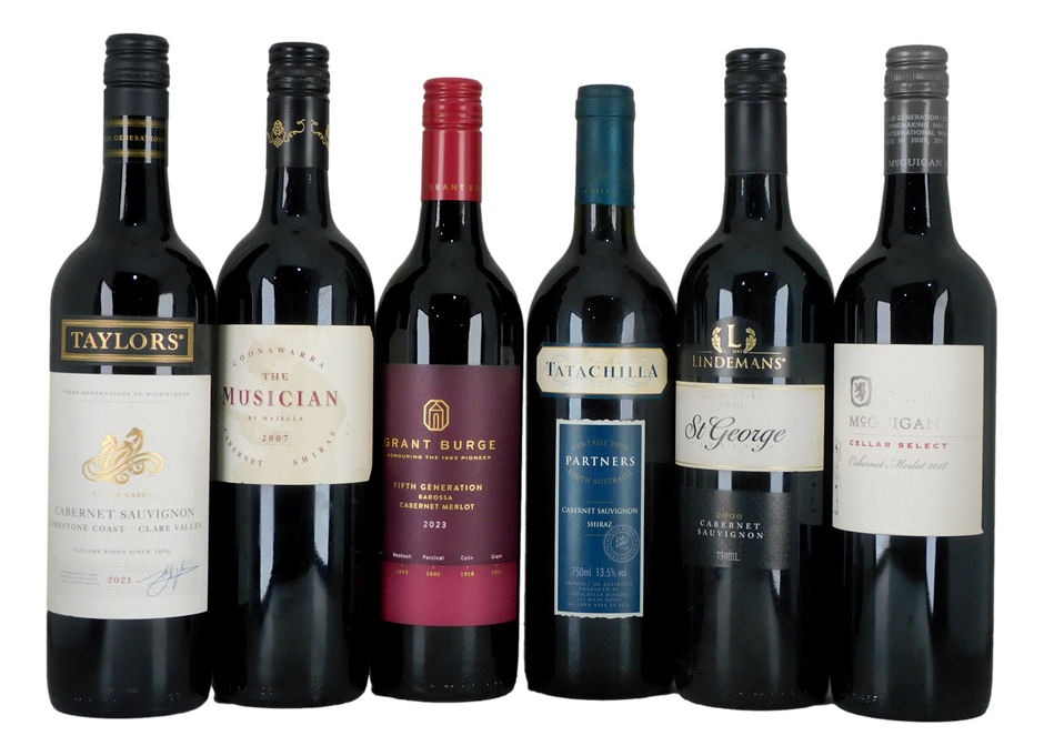Cabernet Sauvignon Pack (6x 750mL), Multi Region.