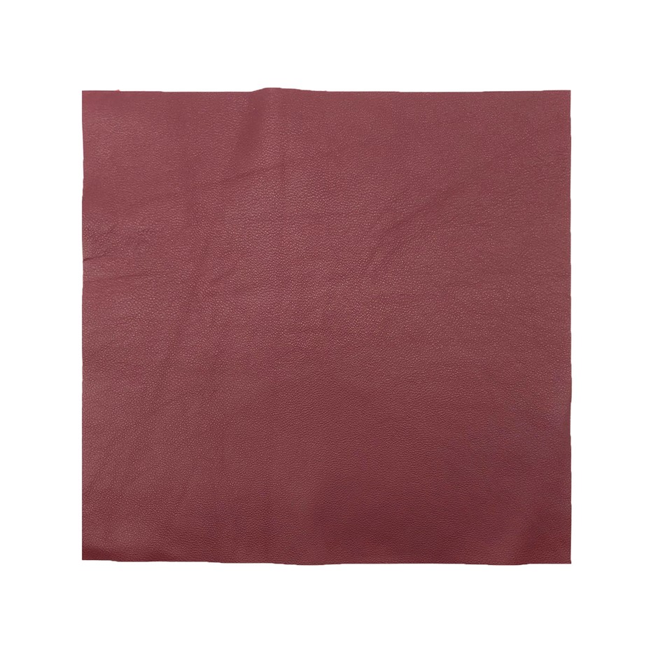 25cm x 25cm AAA Top Grade Red Nappa Lambskin Piece, Remnant Skin, Crafts, J