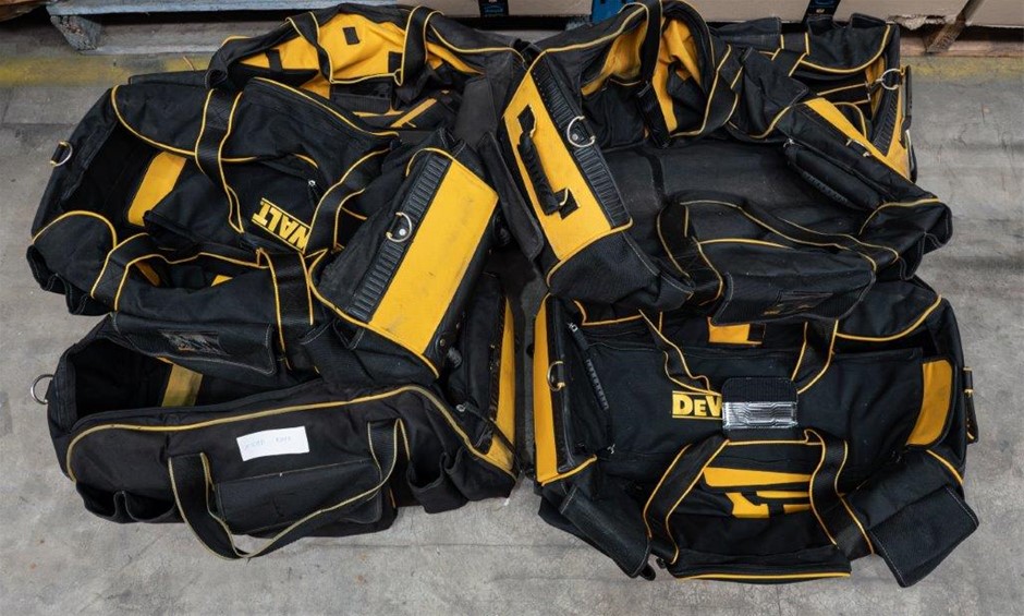6 x DeWALT Heavy Duty Rooler Tool Bags.