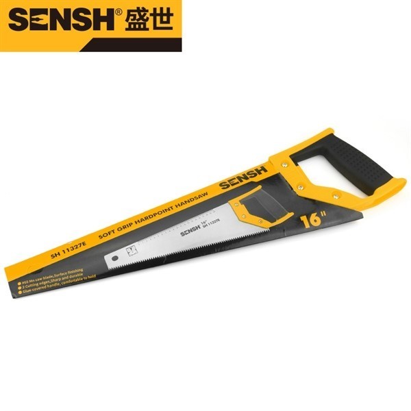 4 x SENSH 16" Soft Grip Hardpoint Handsaw.