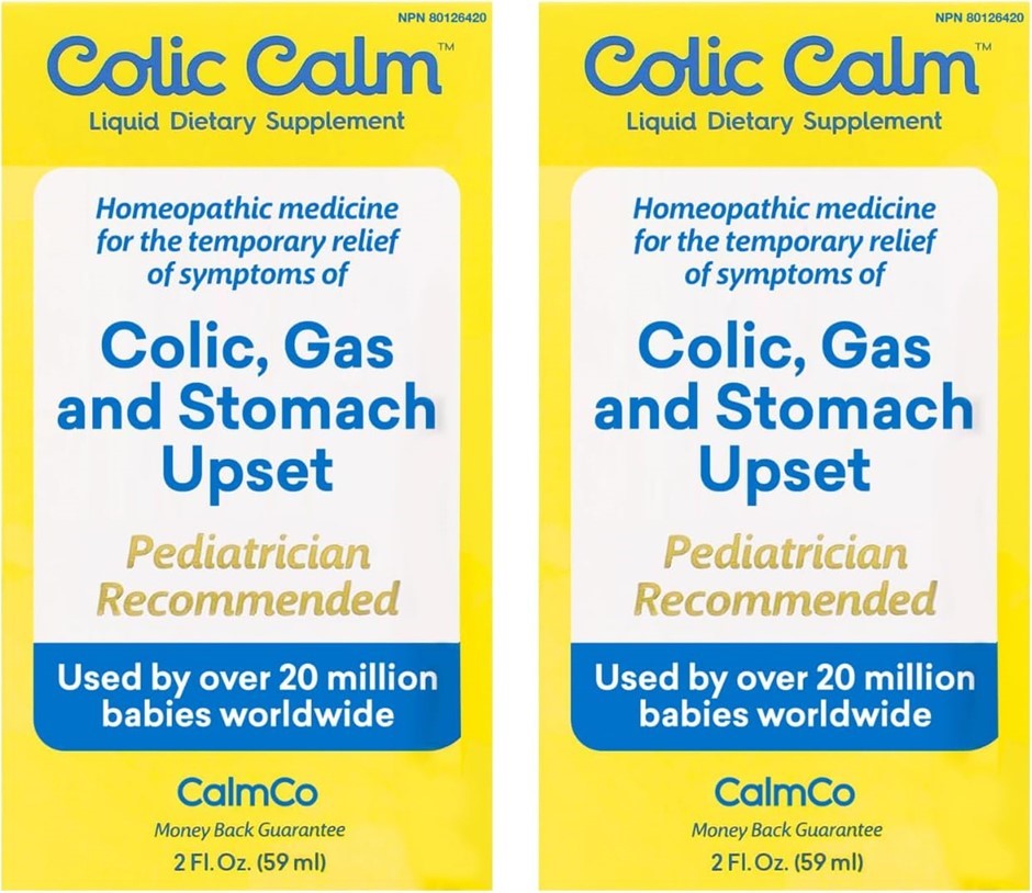 2 x COLIC Calm Infant Gripe Water for Colic, Helps Fussiness, Upset Stomach