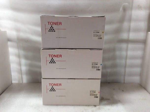 Mixed Brand H-119A Toner Cartridge New (Lot of 3)