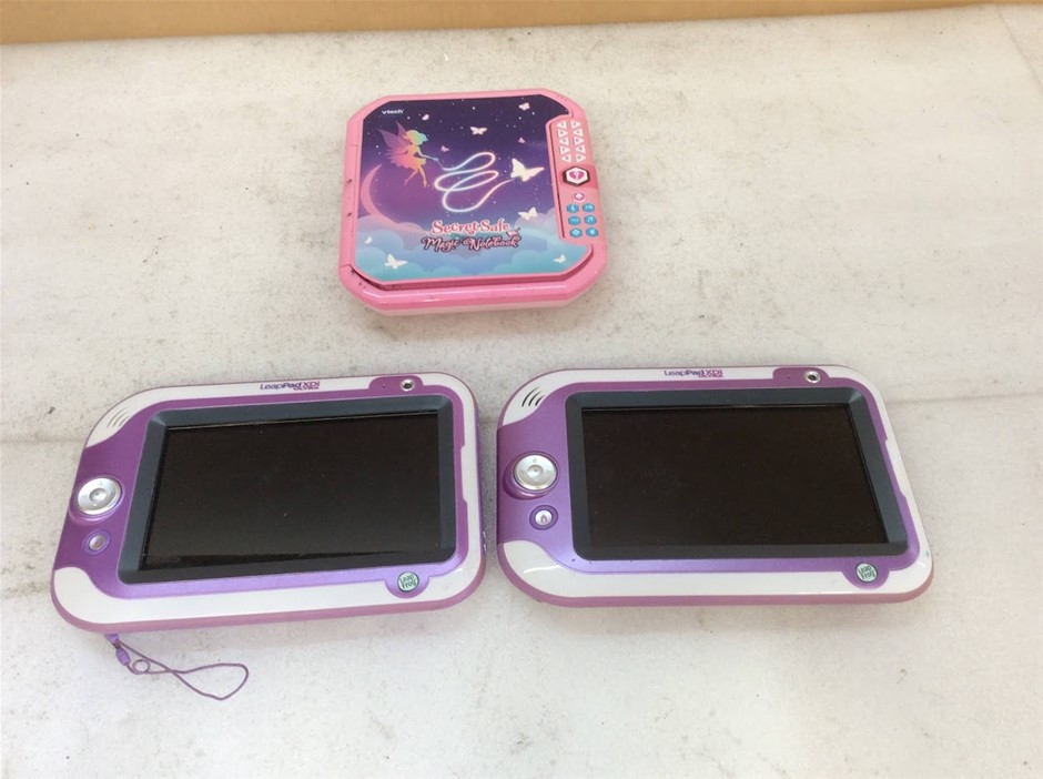VTech Secret Safe Magic Notebook Electronic Learning Toy + LeapFrog LeapPad