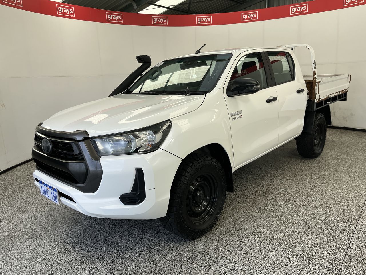 2021 Toyota Hilux 4x4 SR GUN126R Turbo Diesel Automatic Crew Cab Chassis
