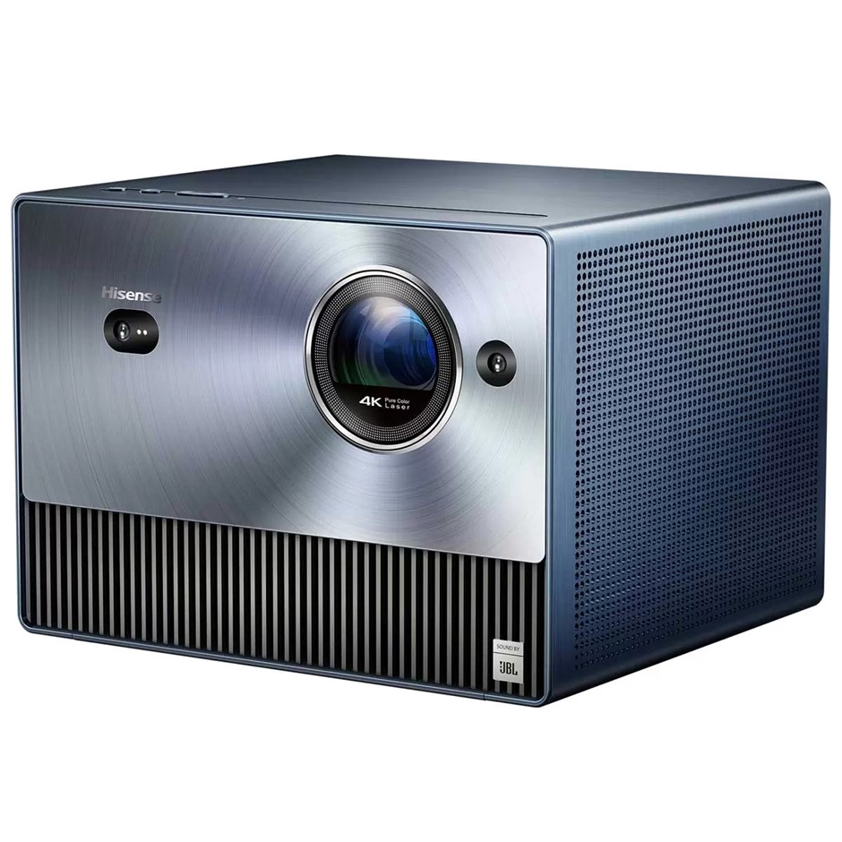 HISENSE C1 4K Tri-Chroma Laser Mini Projector, 120 Hz, 1600 Ansi Lumens, JB