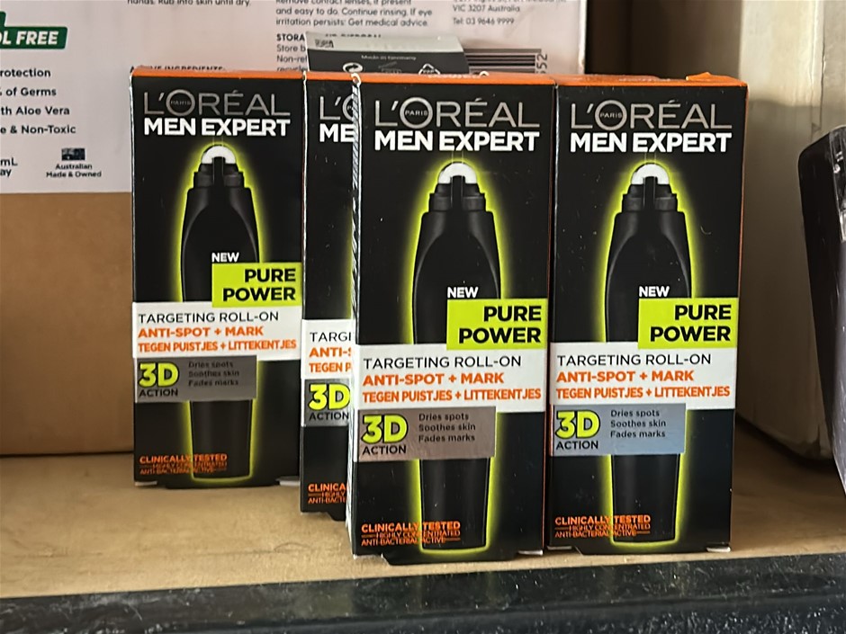 5x L'OREAL Men's Targeting Roll-On