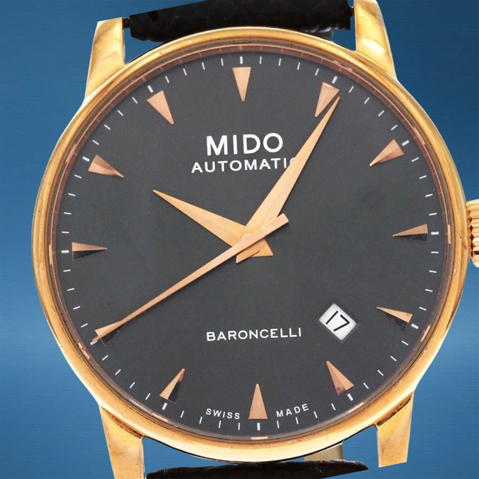 Mido Baroncelli II Automatic M8600.3.13.4 38mm COA