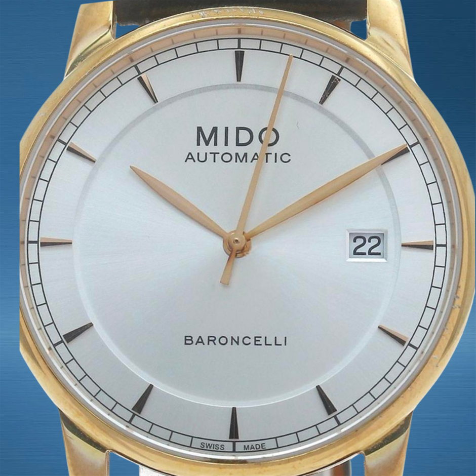 Mido Barconcelli M600B 38mm Automatic WxO & COA