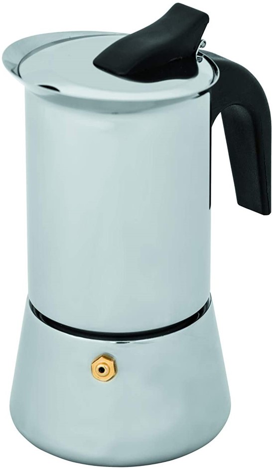 AVANTI Inox Espresso Stovetop Coffee Maker, 900ml Capacity, Stainless Steel