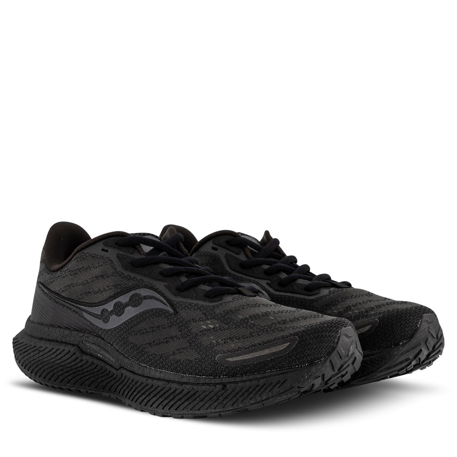 SAUCONY Men's Triumph 19 Shoes, Size UK 10 / US 11, Triple Black (14). Buy