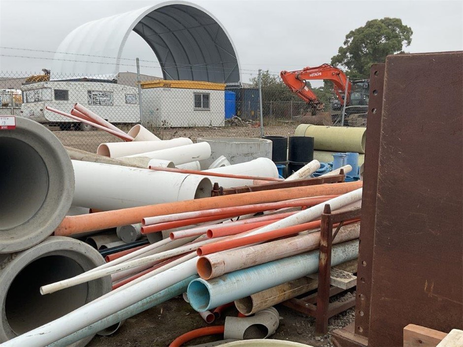 Large Quantity of PVC Pipes