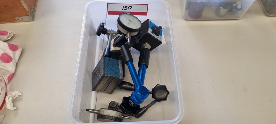 Large Mag Bases and dial indicators