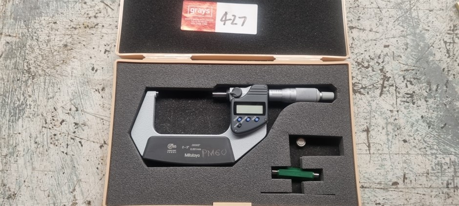2" - 3" Digital OD micrometer inch/metric change switch