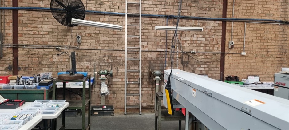 Large telescopic ladder