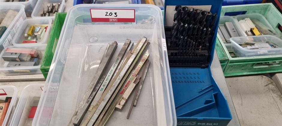 Key steel and drill set