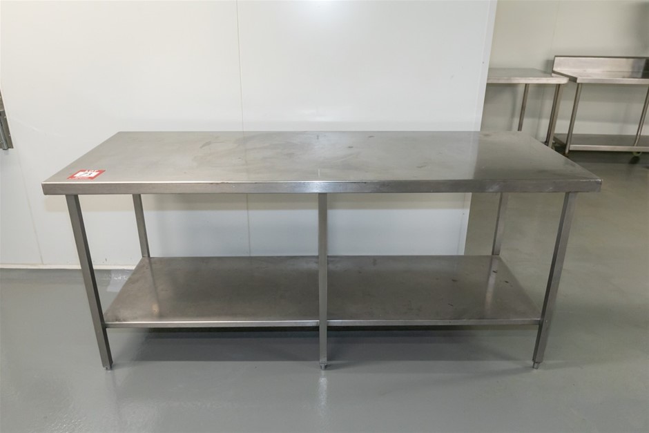 Prep Bench with Under Shelf