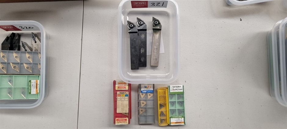 OD Turn Holder 20mm Shank Plus Inserts TNMG