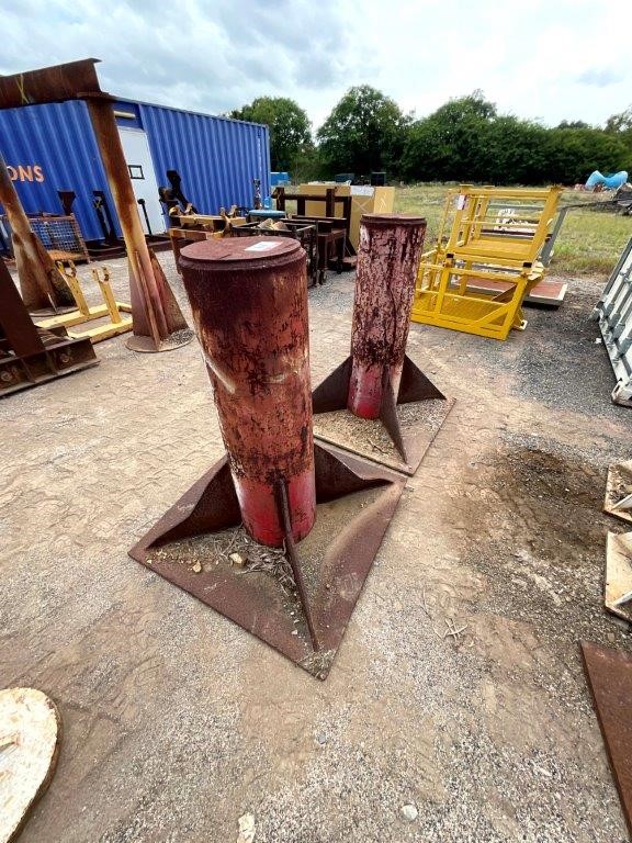 Large Steel Machinery Stands x 2