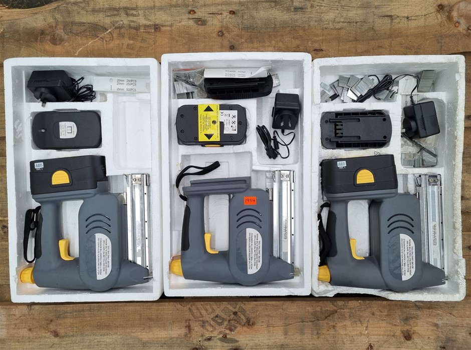 18V DC Cordless Nail Gun x 3 units