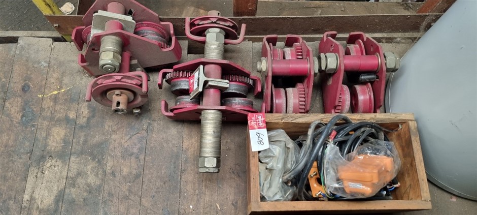 Jib crane trolleys and parts