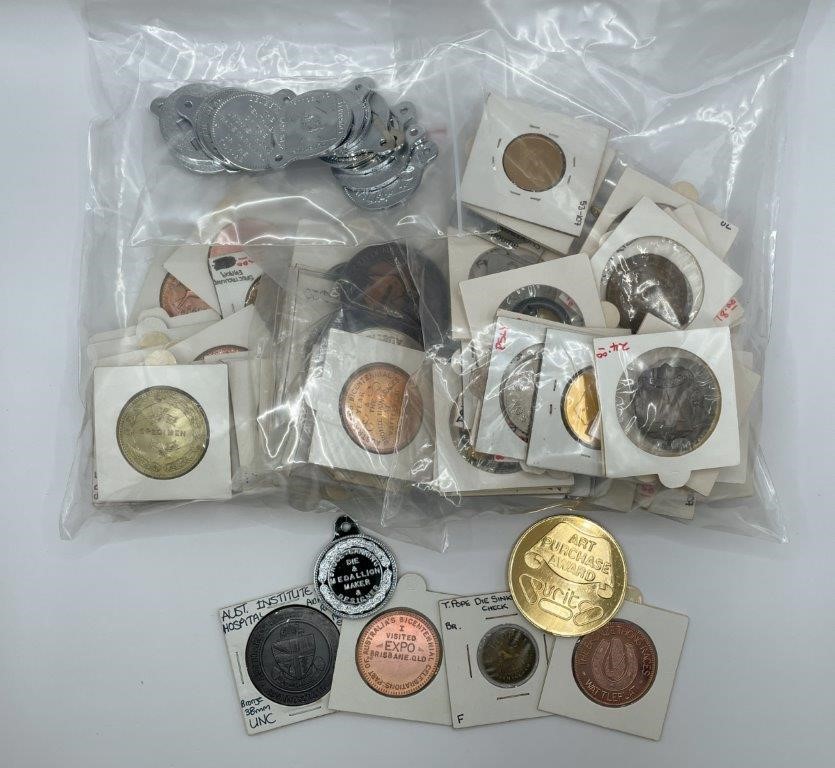 Approx. 150 x Asstd AU & World Commemorative Medals & Tokens