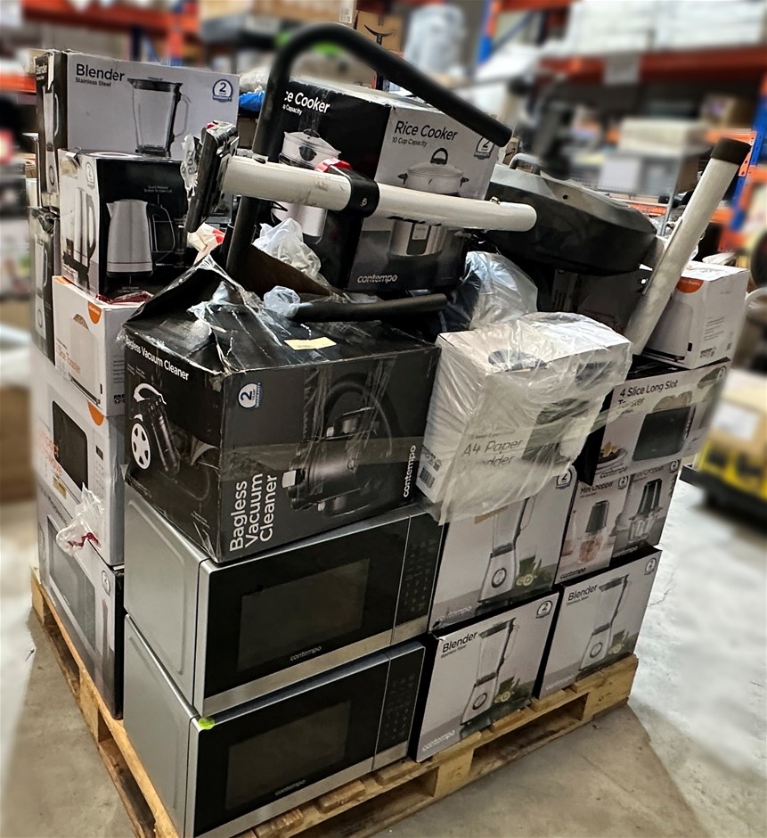 Approx. 47 x Appliances/Electronics: CONTEMPO Blenders, Vacuums, Rice Cooke