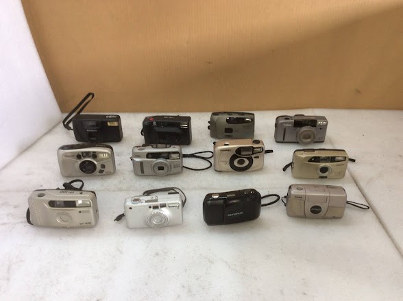 Ricoh/Pentax/Panasonic Mixed Brand and Model Film Cameras (Lot of 12)