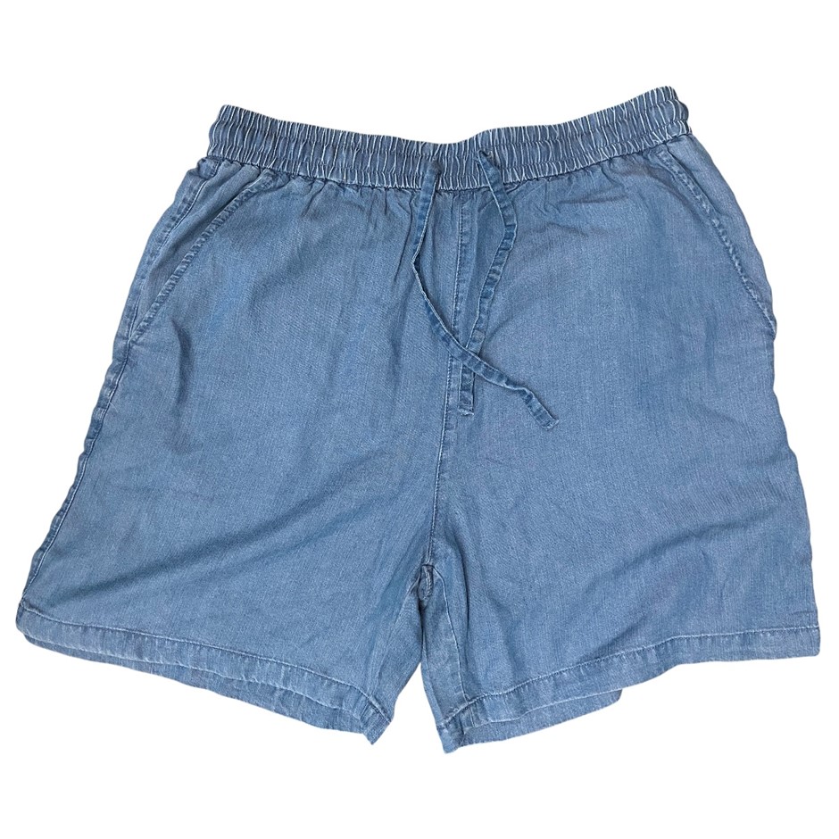 ADVENT Women's Shorts, Size L, 100% Lyocell, Mid Blue. Buyers Note - Disco