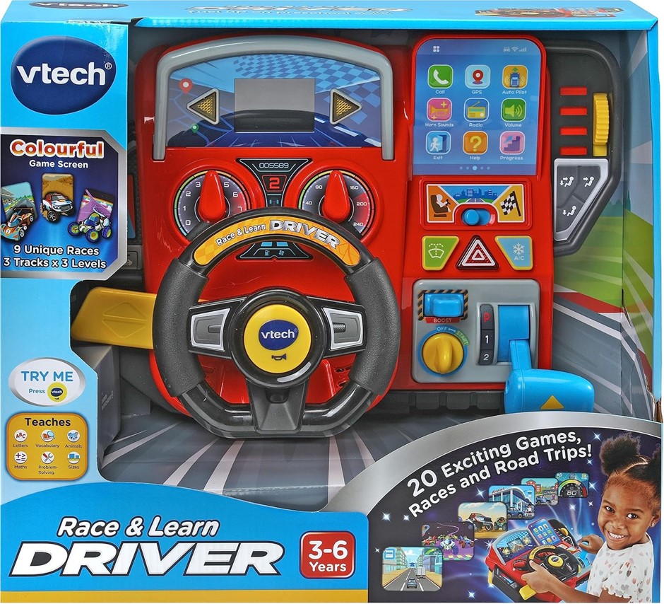 VTech Race & Learn Driver - Role Play Electronic Toy - 558936 - Multicolour