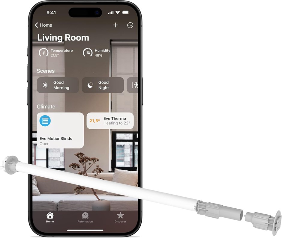 EVE MotionBlinds Upgrade Kit for Roller Blinds (Matter). NB: 1 x Product Ha