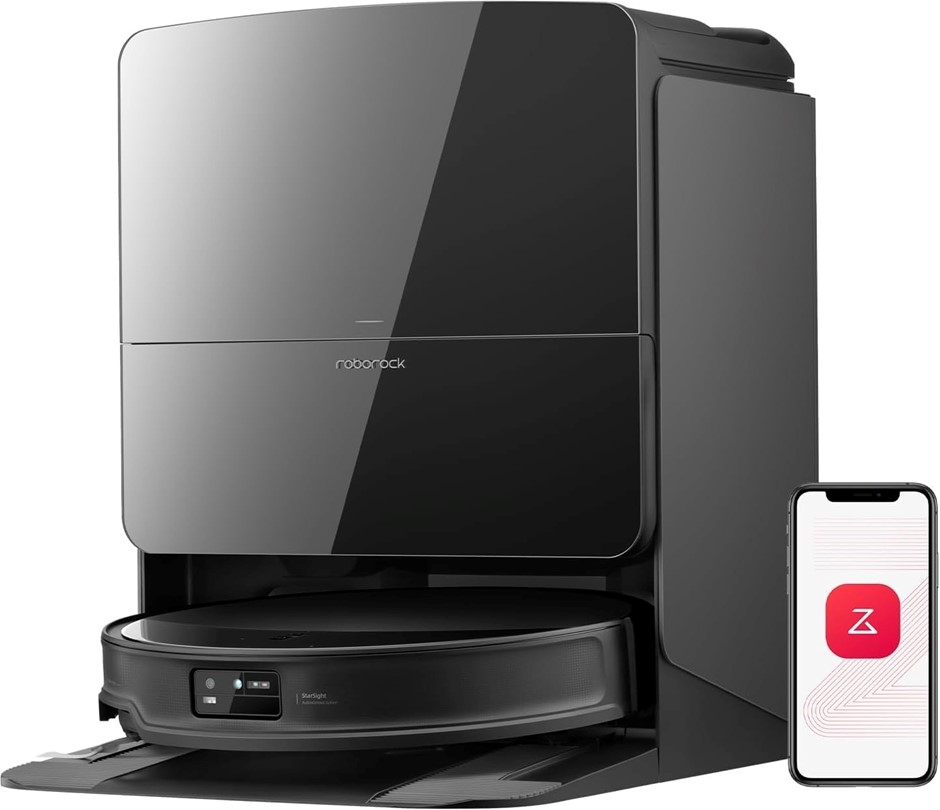 ROBOROCK Saros 10R Robot Vacuum and Mop, Powerful 20000Pa Suction, Zero-Tan