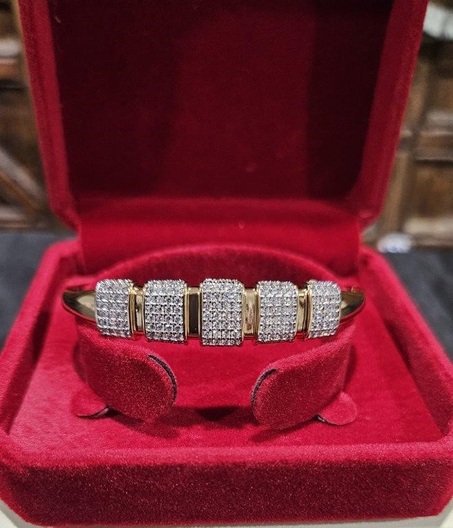 18KGold Filled /Italy Stamped Bangle -58mm