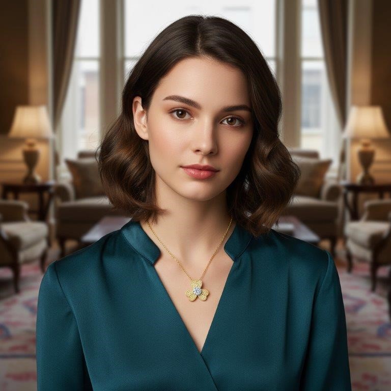 1.0ct GRA Moissanite White Brilliant Cut 925 Sterling Silver Pendant-VVS1