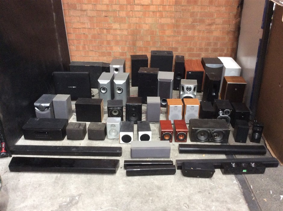 Mixed Brand Audio Speakers And Soundbars Lot