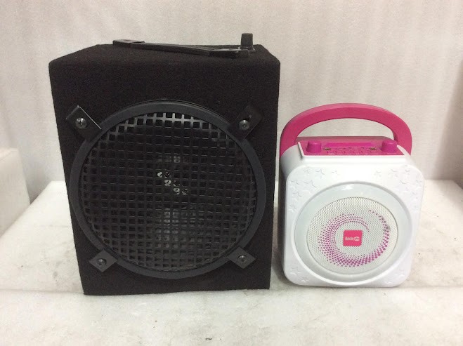 RockJam RJPS150-PK Karaoke Machine&Unknown Brand Speaker (Lot of 2)