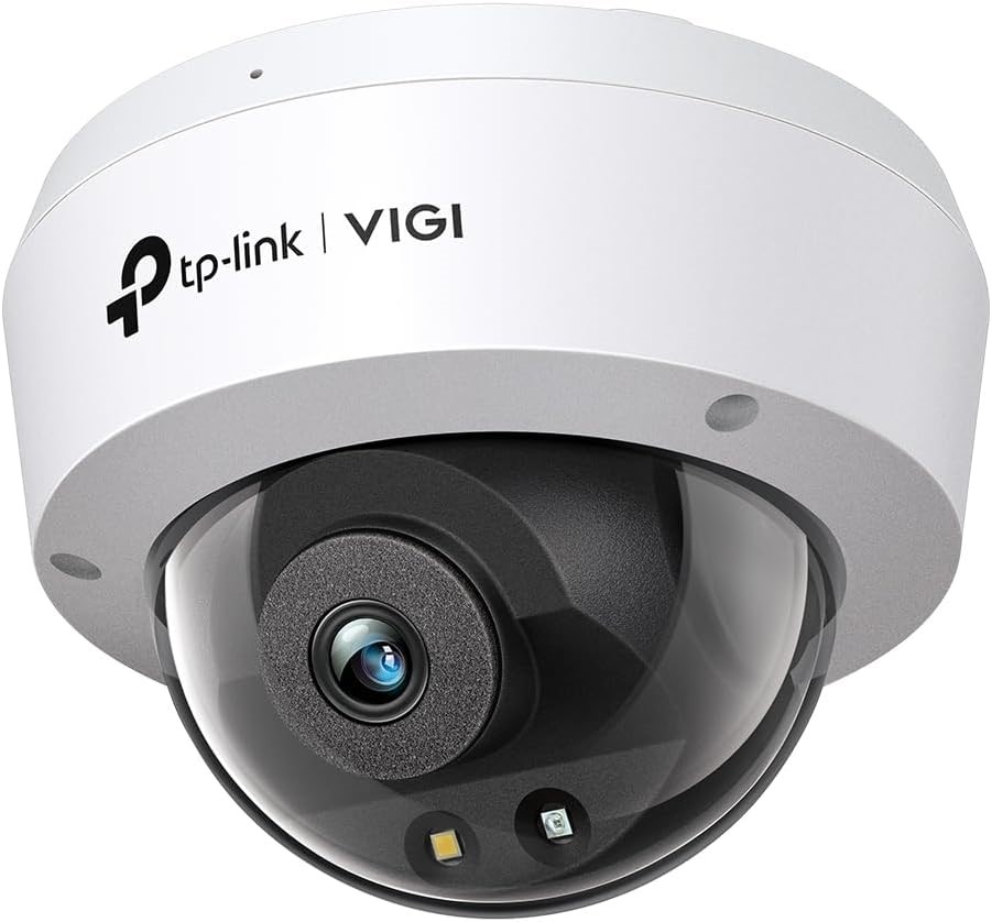 TP-LINK VIGI 5MP Dome Network Smart Security Camera. NB: Minor Use. Missing