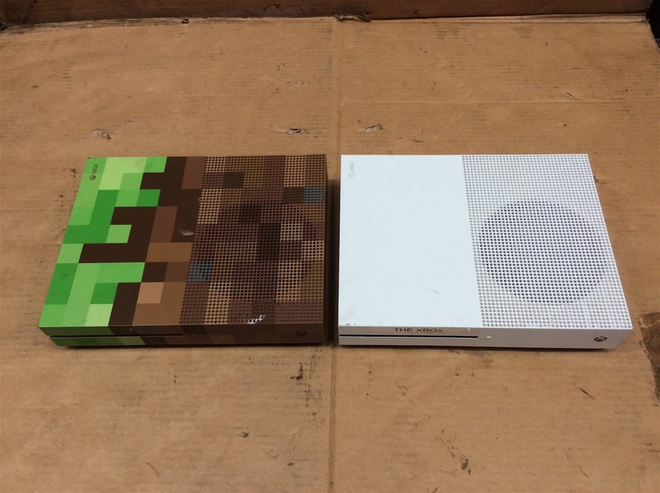 Microsoft Xbox One S Gaming Console (Lot of 2)