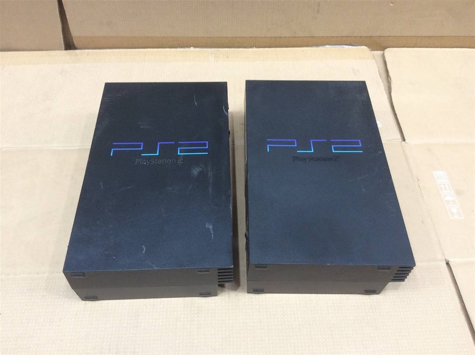 Sony PlayStation 2 Console Models SCPH-50002 And SCPH-39002 (Lot of 2)