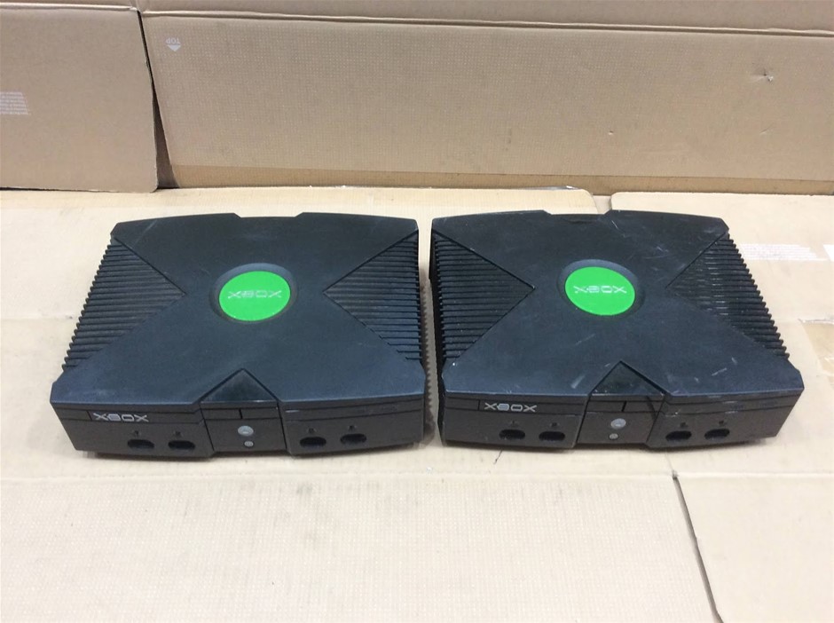 Microsoft Xbox Original Video Game Console (Lot of 2)